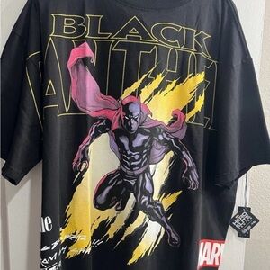 Marvel Black Panther Tee - Black and Gold civil regime Mens New extra large